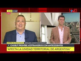 Chubut prohíbe a extranjeros con antecedentes
