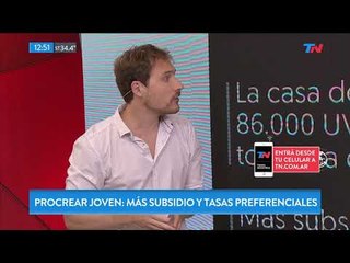 Procrear joven: más subsidios y tasas preferenciales