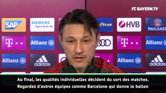 21e j. - Kovac : Les qualités individuelles décident du sort des matches