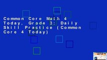 Common Core Math 4 Today, Grade 3: Daily Skill Practice (Common Core 4 Today)