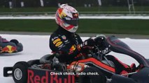 Bulls On Ice | Max Verstappen and Pierre Gasly Go Karting On Ice