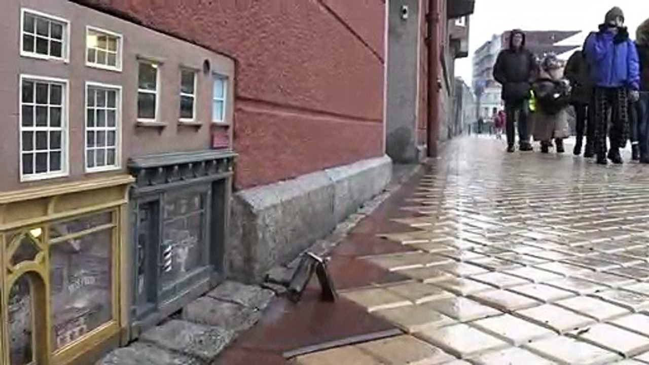 Mini-Häuser für Mäuse verzaubern Malmö