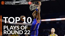 Top 10 Plays  - Turkish Airlines EuroLeague Regular Season Round 22