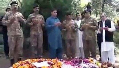 COAS Gen Qamar Javed Bajwa  at LT Arsalan's Home