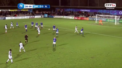 Coup franc repoussé par la défense