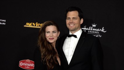 Julianne Morris and Kristoffer Polaha 2019 Movieguide Awards Red Carpet