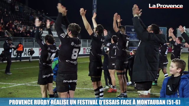 Provence Rugby réalise un festival d’essais face à Montauban (51-6)