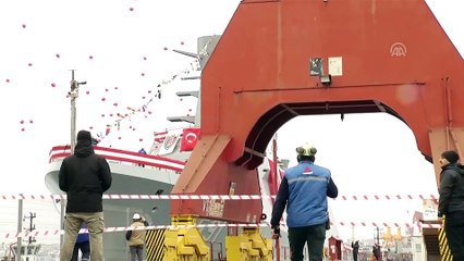 Download Video: 'Test ve Eğitim Gemisi Ufuk'un Denize İniş Töreni - İSTANBUL