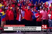 Venezolanos en Perú a favor de posible intervención militar a su país