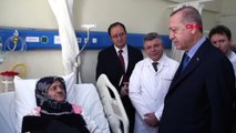Cumhurbaşkanı Erdoğn'ın Enkazdan Kurtarılan Yaralıları Ziyaretinden Fotoğraflar 2