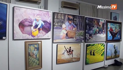 "Diamond jubilee Solo Art Show" ပန္းခ်ီျပပြဲ