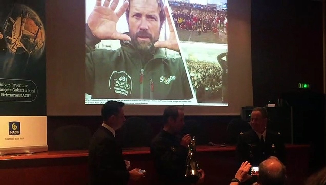 Trophée Antoine de Saint Exupéry remis à Thomas Coville et François Gabart