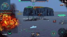 World of Warship Blitz Gameplay #5 BOGATYR USSR CRUISER WARSHIP