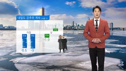 [날씨] 일요일도 강추위 계속...동해안 밤사이 눈 / YTN