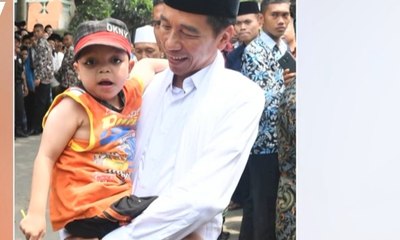 Histeris, Rafi Ahmad Bisa Peluk Jokowi