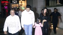 Aaradhya Bachchan DIFFICULTY In Walking, Aishwarya Rai Holds Her Hands | Abhishek Bachchan Birthday