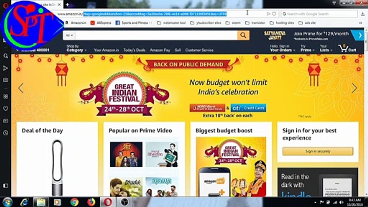 how to creat amazon.in affiliate account
