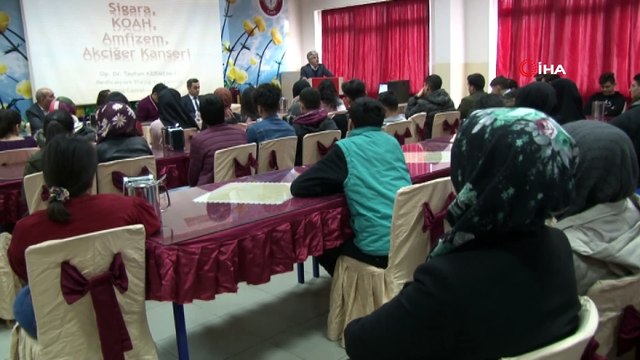 Öğrencilere sigaranın zararları anlatıldı