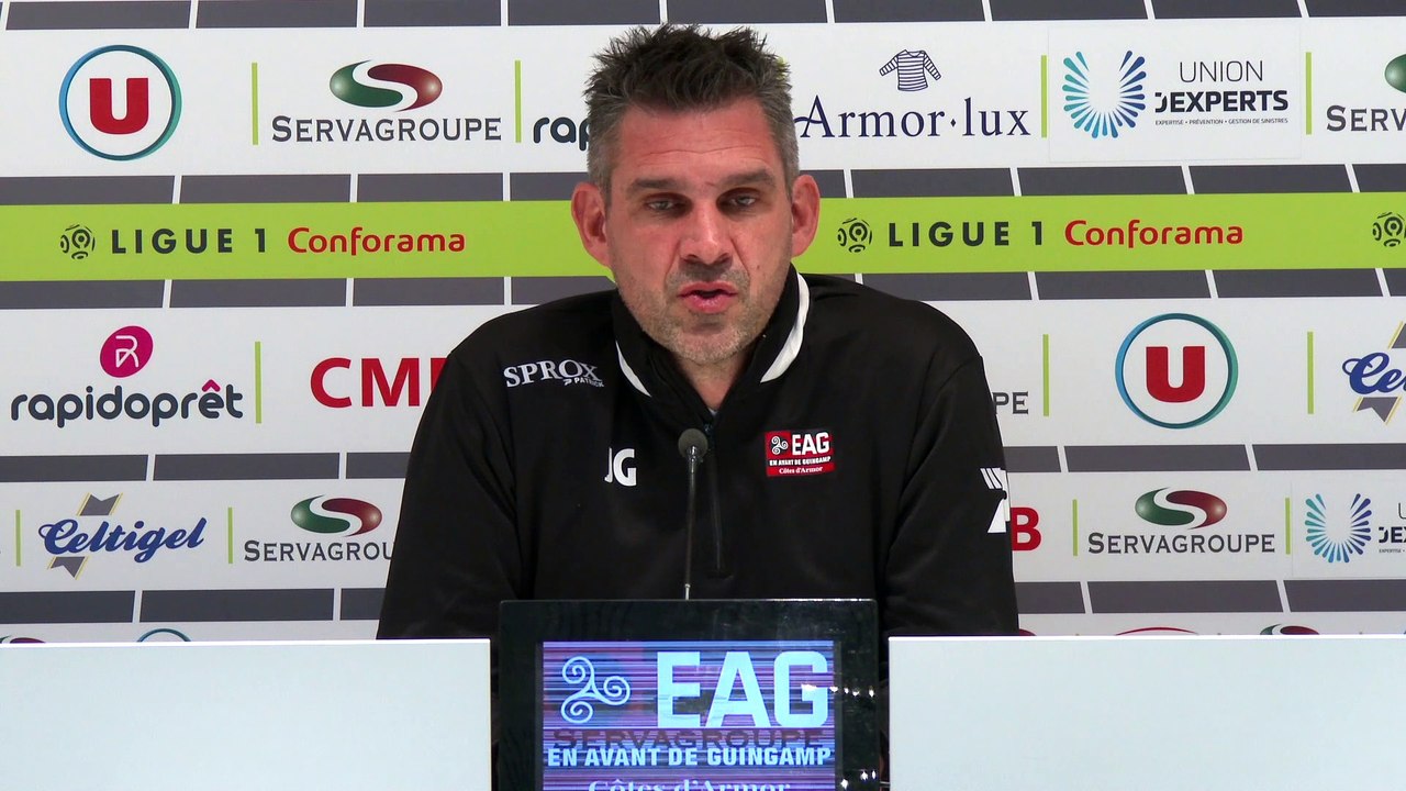 Le point presse de Jocelyn Gourvennec avant Guingamp - Lille