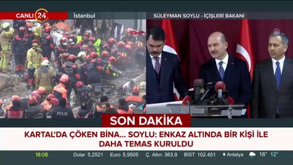 Kartal'da çöken bina