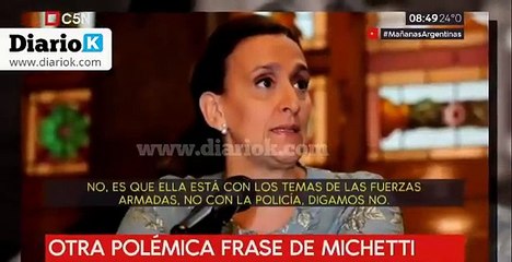 Tremendo papelón de Gabriela Michetti confundiendo el rol de Patricia Bullrich