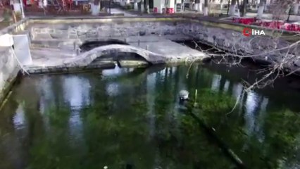 Bizans kralının kızına yaptırdığı havuz yaklaşık 1000 yıldır varlığını koruyor