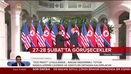 Trump, Kuzey Kore lideri ile 27-28 Şubat'ta görüşecek