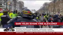 Fransa'da sarı yelek isyanı yine alevlendi