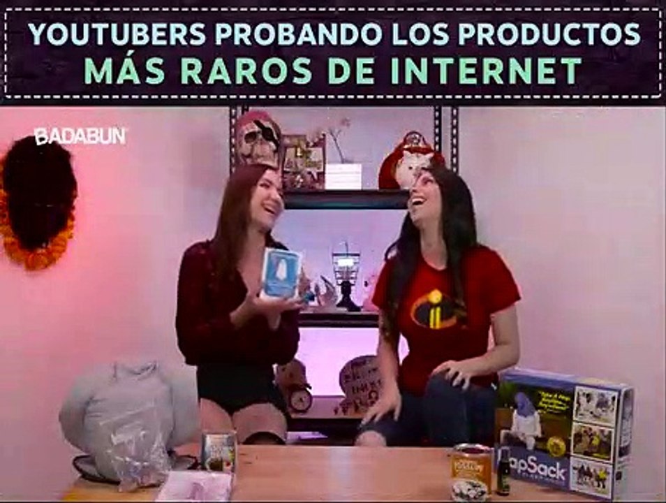 Youtubers probando los productos más raros de internet. Badabun. Youtubers probando los productos más raros de internet. Badabun.