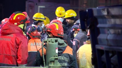 Kartal’daki çöken binada arama, kurtarma ve enkaz kaldırma çalışmaları devam ediyor - İSTANBUL