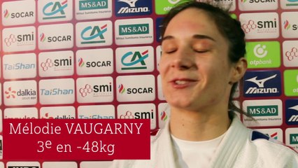 Grand Chelem de Paris 2019 - Mélodie Vaugarny : "J'ai pris ce qu'il fallait prendre"