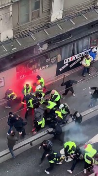 Gilets jaunes à Lyon : bagarre cours Lafayette | Acte XIII