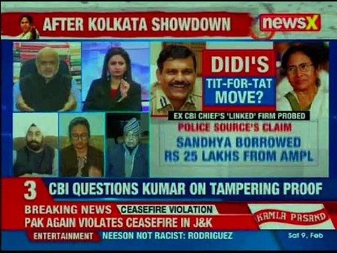 Mamata Vs CBI: Kolkata Police Chief Fields CBI Questions on Saradha Scam in Shillong | Nation at 9