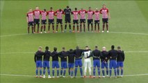 Disparition d'Emiliano Sala - La minute de silence avant Southampton - Cardiff