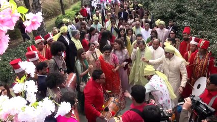 Antalya'da 3 gün 3 gece süren 'masal gibi' Hint düğünü