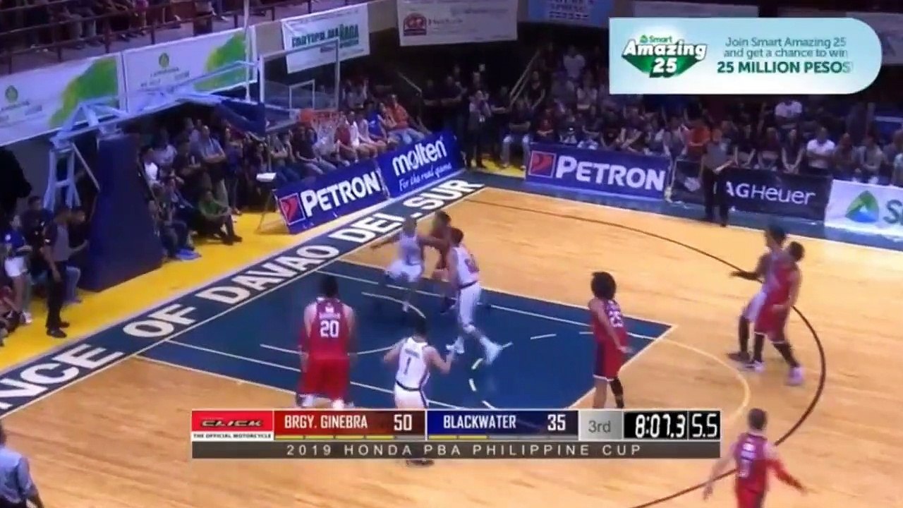 Ginebra vs Blackwater - 3rd Qtr February 9, 2019 - Eliminations PBA Philippine Cup 2019