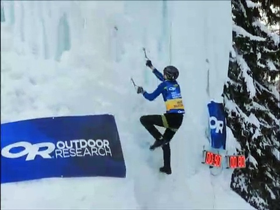 COUPE DU MONDE ESCALADE GLACE DE CHAMPAGNY EN VANOISE