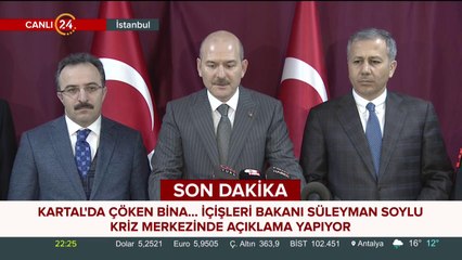 Kartal'da çöken bina