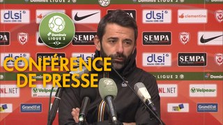 Conférence de presse AS Nancy Lorraine - Châteauroux (0-1) : Alain PERRIN (ASNL) - Nicolas USAI (LBC) - 2018/2019