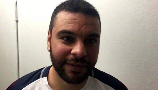 Coupe de France Futsal – Abdelatif KOUADRIA réagit après la qualification du CALUIRE FC contre TOULOUSE METROPOLE
