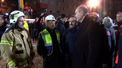 Kartal'da çöken bina - İçişleri Bakanı Soylu - İSTANBUL