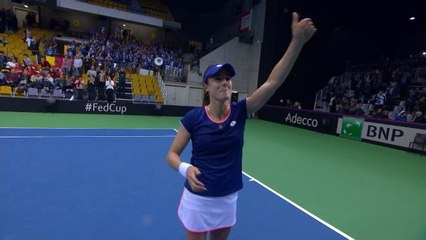 Fed Cup - Cornet crée la sensation contre Mertens et la France mène 2-0