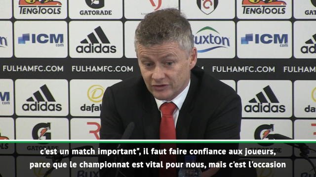 8es - Solskjaer : Je veux jouer mardi soir, c'est un match important
