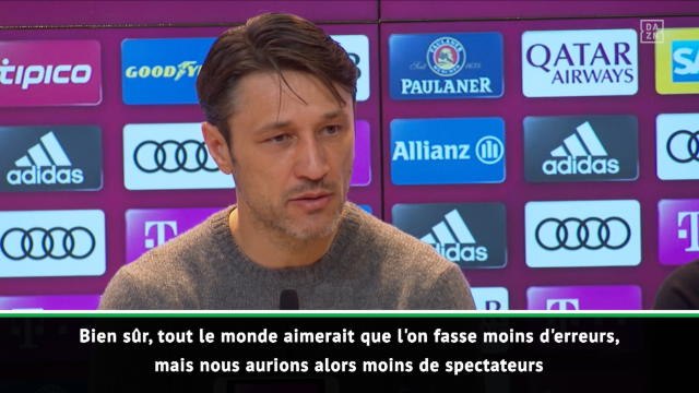 21e j. - Kovac : Nous allons essayer de résoudre ce problème ensemble avec les joueurs