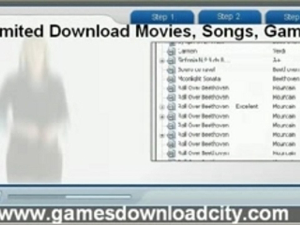 Unlimited Download any Movie, Game, Song,