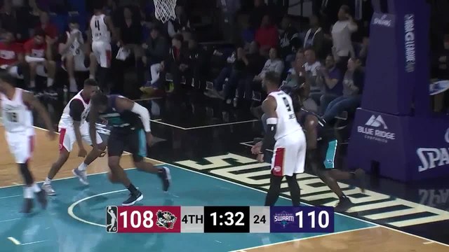Jaylen Barford Posts 22 points & 12 rebounds For Greensboro Swarm