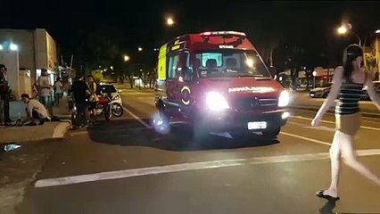 Motociclista fica ferido após colisão de trânsito