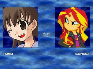 Tomo Takino and Chiyo-chichi vs. Sunset Shimmer (x2)