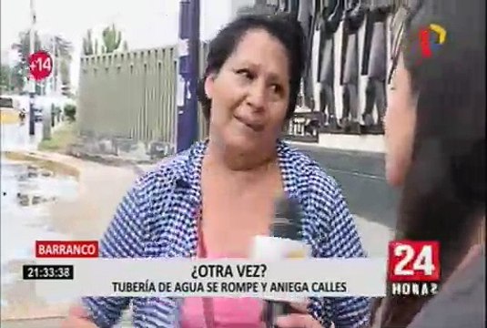 Aniegos afectaron a vecinos de Barranco, Chorrillos y San Juan de Lurigancho