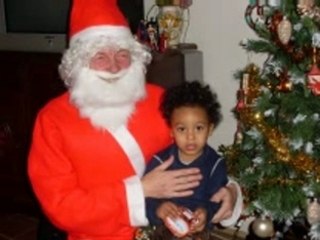 keylian avec tonton et papa noel